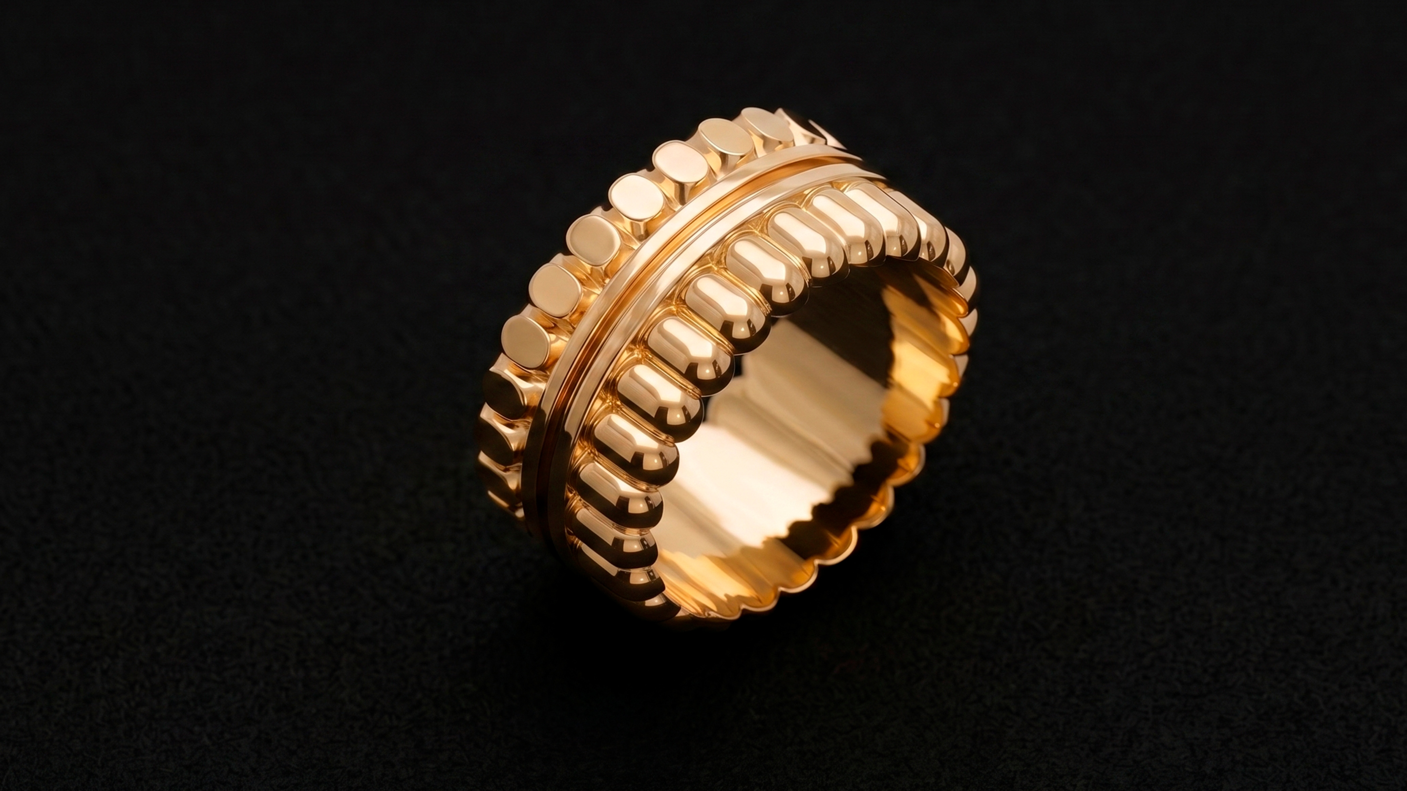 Render de joyería hard-surface del curso, proyecto seis
